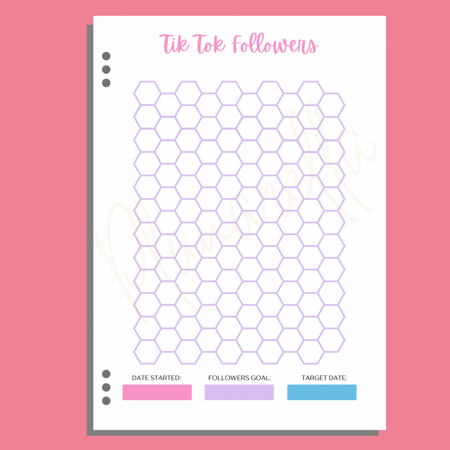 Tik Tok Followers - Single Journal Page