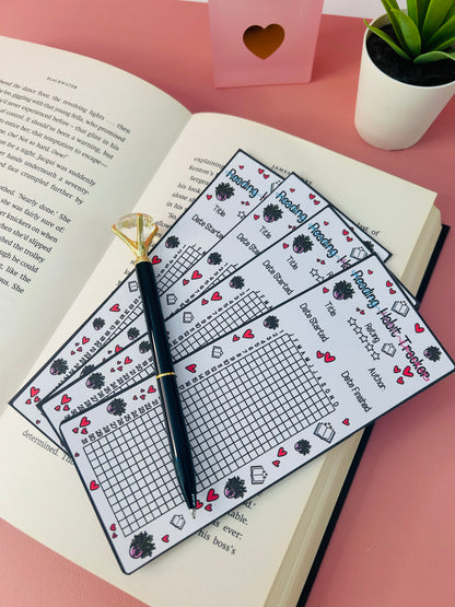 Book Tracker Bookmark - Set of 12