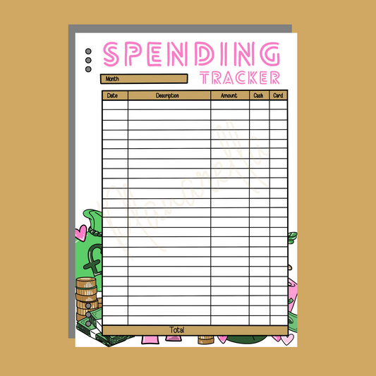 Spending Tracker - Single Page